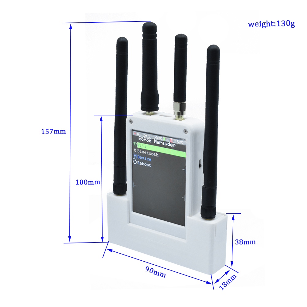 Externe antenne-apparaatmodule compatibel voor FlipperZero Module met 2