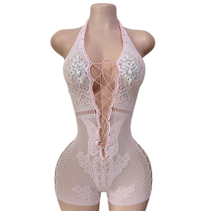 Traje de Baile para Fiesta de Carnaval, Festival de Música de Salón, Pole Dance, Ropa de Rejilla para Club, Atuendos Sexys para Mujer, Ropa de Baile Exótica - Product Image 2