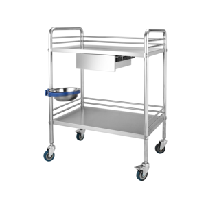 Vente chaude dernière conception roulant chariot utilitaire pour hôpital vétérinaire chariot médical en acier inoxydable - Product Image 2
