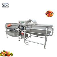 Máquina de lavado por corrientes cruzadas HiLeafy para verduras, equipo de limpieza por burbujas para espinacas y lechuga, para procesamiento en fábricas de ensaladas