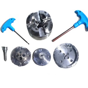 Pk96 4-inch tự định tâm chế biến gỗ máy tiện Chuck Bộ M33 1x8tpi ren 3.75 inch 4 hàm máy công cụ phụ kiện cao - Product Image 4