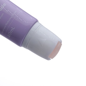 Emballage cosmétique en plastique OEM 50 ml pour crème contour des yeux, vente en gros, étiquette privée, applicateur à bille massant personnalisé, tubes souples - Product Image 6