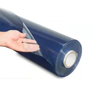 Preço de fábrica Transparente Alta qualidade 0,3 milímetros Espessura Impermeável China Fornecedor PVC filme De Vidro Macio