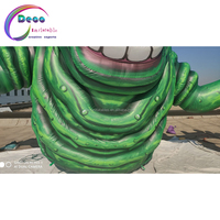 Monstre vert gonflable géant pour la publicité
