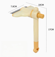 Peigne démêlant et brosse à picots pour animaux de compagnie, éliminateur de poils pour chiens et chats, usage domestique et professionnel