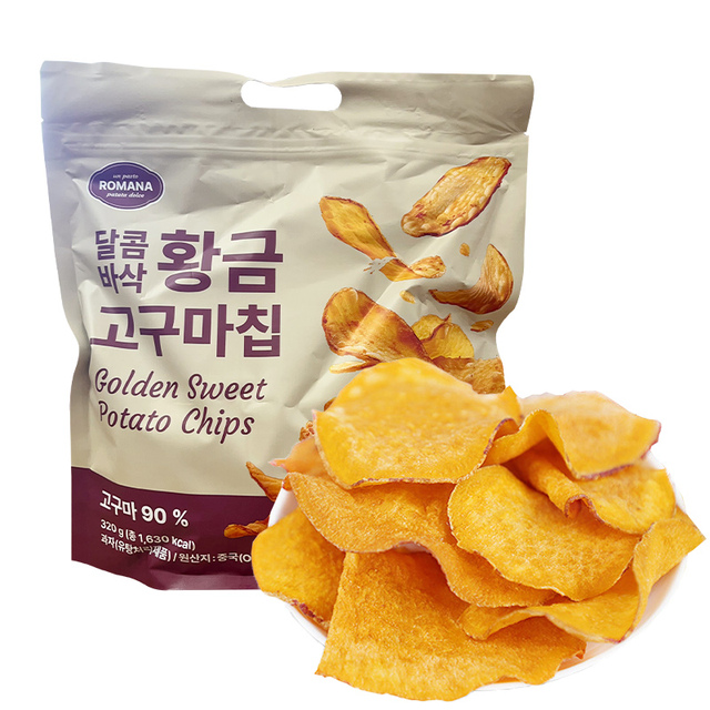 320g Sweet Potato Chips Fruit Vegetable Snacks Dried Sweet Potato Fried Sweet Potato