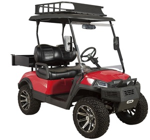 Voitures de golf électriques à châssis en aluminium 4 places, petits véhicules électriques tout-terrain - Product Image 1