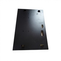 Tôle d'aluminium anodisé noir personnalisé IP65 estampage de métal boîtiers électroniques de soudage boîte de télévision armoire réseau Android