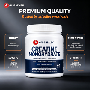 Créatine Monohydrate en Poudre OEM 5000mg Micronisée Sans Arôme 300g 60 Doses Énergie Force pour Athlètes de Gym Marque Privée - Product Image 3