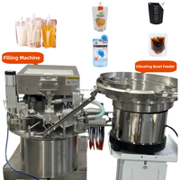 Meilleures ventes Machine automatique de remplissage de bouteille d'eau liquide sac de savon alcool vin pochette à bec haute viscosité