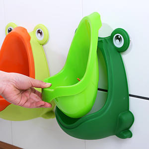 Urinoirs muraux en forme de grenouille et dessin animé <span class=keywords><strong>debout</strong></span> pour bébés garçons, urinoir vertical d'entraînement pour toilettes - Product Image 5