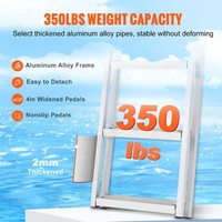 Échelle de piscine en acier inoxydable et système de filtration/nettoyage pour piscines enterrées - Usage commercial et résidentiel