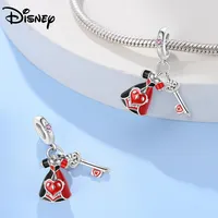 Set di Ciondoli e Charms in Argento 925 con Zirconi Disney Princess & Pascal per Collane e Bracciali, Regalo per Donne per Feste e Festival