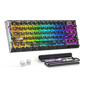 Teclado para juegos ATTACK SHARK R68HE con efecto Hall, 8000Hz de latencia ultrabaja, 65%, intercambiable en caliente, para Esports y PC - Product Image 1