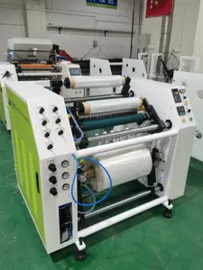 LLDPE Wrapping Film Rewinding And Slitting Machinery Stretch Film Rewinding Machine