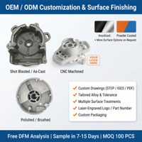 Piezas de Fundición a Presión de Aluminio con Mecanizado CNC IATF 16949 para Componentes Industriales Automotrices