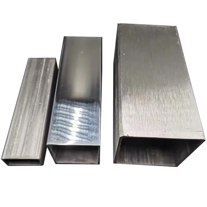 Inox 304 304L 316 kare dikdörtgen paslanmaz çelik kaynaklı boru boru