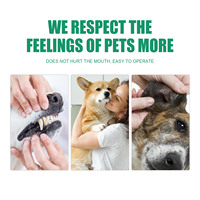Doigtiers dentaires jetables pour chiens/chats – Élimination du tartre et nettoyage des oreilles – Phytate de sodium, acide citrique, huile minérale – 20g
