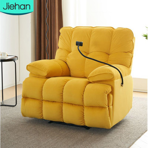 Fauteuil à bascule relaxant pour adultes, <span class=keywords><strong>prix</strong></span> d'usine, canapé inclinable simple, canapé électrique en métal, fauteuil de détente, vente en gros - Product Image 1
