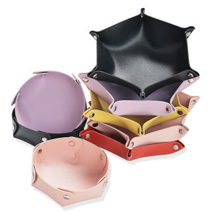 PU Leather Hexagon Folding Nail Storage <b>Box</b> Nail Charms Rhinestone Diamond Jewelry Organizer Case for Beauty Salon <b>Tools</b> - Product Image 2