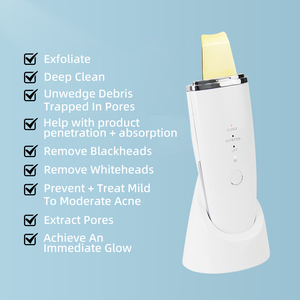 เครื่องขัดผิวหน้าและผิวกาย LESSEN Ultrasonic Nano Skin Spatula สำหรับทำความสะอาดอย่างล้ำลึก ใช้ในบ้าน กำจัดสิวเสี้ยน ทำความสะอาดรูขุมขน - Product Image 1