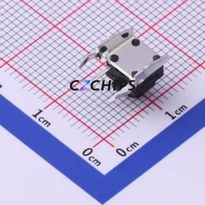 TS-1009-A6B3-D2-T2 Tactile Switch Through hole Switch Single Pole Single Throw Round Button 2.5N Right Angle Insert - Product Image 2