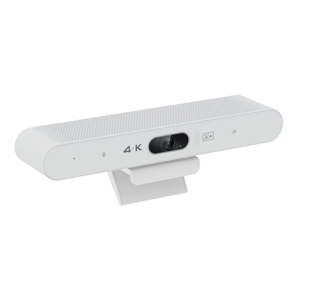 Remote Control 4K Conference Room Camera-AI HD Webcam with Pro Audio Microphone & Speaker Voting Function for Windows TV