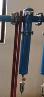 Équipement auxiliaire Compresseur d'air stationnaire sans huile à vis rotative 7,5-20 kW Alimenté par courant alternatif Machine de remplissage pneumatique Filtre Stockage