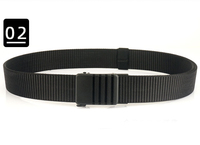 Ceinture tactique à dégagement rapide Turun, robuste, en nylon, pour le sport, en toile, décontractée, avec boucle en métal, ceinture à dégagement rapide