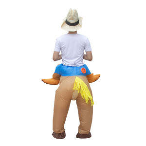 Costume de mascotte <span class=keywords><strong>gonflable</strong></span> pour adulte, costume de cheval, costume de <span class=keywords><strong>cowboy</strong></span>, costume de âne, pour fête cosplay - Product Image 4