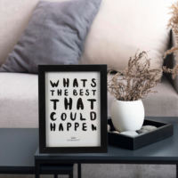 Cadre photo en MDF multi-grains de bois, support de table, fixation murale, affichage double face