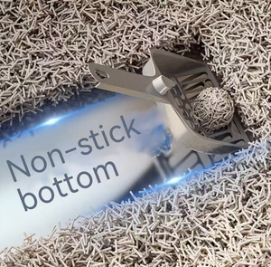 Edelstahl-Katzenklo Vollständig Geschlossene Katzentoilette Geruchsdicht Spritzwassergeschützt Quadratisches Design 96L Kapazität Umweltfreundlich - Product Image 3