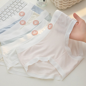 Nuovo Set di <span class=keywords><strong>6</strong></span> Pezzi di Biancheria Intima Sexy da Donna in 100% Cotone, Vendita Diretta dalla Fabbrica, Mutandine Estive con Fiocco per Ragazze, Taglie Plus - Product Image 5