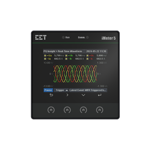 CET IMeter 5 Trifásico Clase 0,2 S Color LCD Monitor de calidad de energía Ethernet para aplicación BACnet/IP - Product Image 4