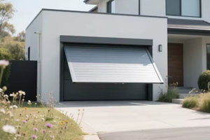 Puertas de Garaje Seccionales Automatizadas de Estilo Moderno, Puertas Elevadoras de Garaje, Puertas de Garaje de Panel de Aluminio Abatibles - Product Image 3