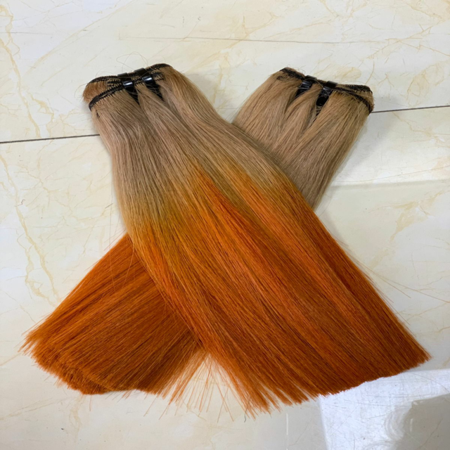 Orange ombré