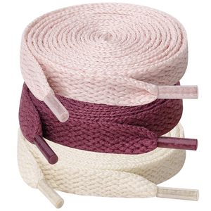 เชือกรองเท้ากีฬาแบบแบน ผลิตจำนวนมาก สำหรับรองเท้าผ้าใบ-หลากสีรุ้ง ดีไซน์ยืดหยุ่น - Product Image 4