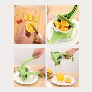 Exprimidor Manual de Limones y Frutas, Multifuncional, de Polipropileno Verde, No Eléctrico, Fácil de Limpiar, 1 Pieza, Nueva, en Oferta - Product Image 5