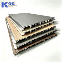 Panneau mural en aluminium nid d'abeille de qualité supérieure, panneau composite pour la décoration intérieure de luxe, revêtement mural commercial