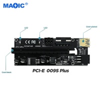 Carte Riser PCIe 009s pour 1x-16x slots, interface USB 3.0, câble de 0,6 m - En stock
