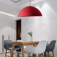 Nouveau design en forme de dôme en feutre PET suspension moderne cuisine suspension éclairage acoustique de luxe pour bureau à domicile