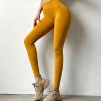 Leggings de yoga taille haute pour femme, effet froncé fessier, ultra doux, anti-transparence, rehaussement des fesses, pour la gym, l'entraînement et le sport