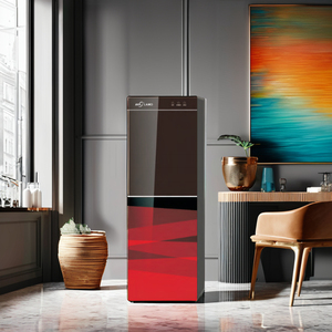 Customizable 2210 Glass Door Refrigerated Cabinet <b>Top</b> <b>Loading</b> Compressor Cooling Water Cooler Hot and Cold Water Dispenser - Product Image 4