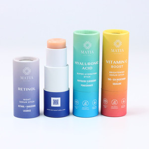 Factory Suppler <b>Paper</b> Deodorant Stick <b>Paper</b> Tube Twist up for Deodorant Lip Balm Perfume Solid Balm Packaging Customized Size - Product Image 5