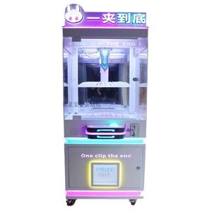 Distributeur automatique de jouets et de poupées à monnayeur, directement du fabricant, avec jeu de pincettes à prix gagnants, pour usage commercial en intérieur ou pour offrir en cadeau - Product Image 1