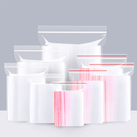 Sacs d'emballage personnalisés en plastique LDPE jetables écologiques 5x7cm avec double fermeture éclair pour médicaments internes – Vente en gros