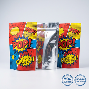 Custom Printed Herb Packaging Child Proof <b>Zip</b> Lock <b>Pouch</b> Child Resistant Exit Matte Golss Soft Touch 3.5 7g 1oz Zipper Mylar Bag - Product Image 5