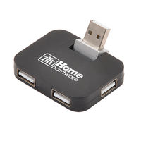 FOCUS baru murah grosir hadiah promosi USB Hub kustom Logo USB Hub dengan Stan telepon hadiah hadiah