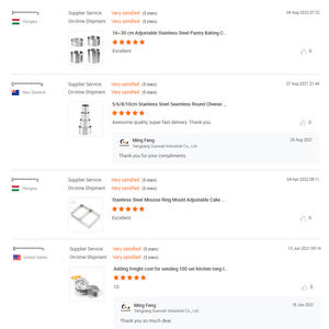 Juego de moldes para pastel de queso, 4/6/8 pulgadas, acero inoxidable, diferentes formas, pastel de molde para Mousse, anillo, juego de cortadores de galletas para panadería - Product Image 5
