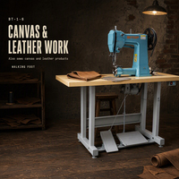 Machine à Coudre Industrielle Point Noué Une Aiguille pour Chaussures en Cuir